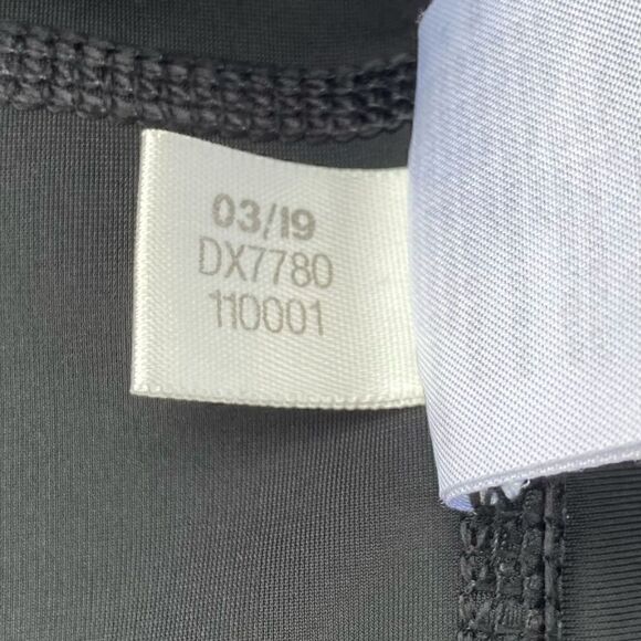 Adidas Black Leggings Activewear Performance Tight Mesh Cut Outs Women’s Medium - Picture 5 of 10